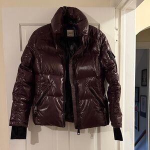SAM. Women's Puffer Jacket - Deep Burgundy. Excellent condition. Worn 5/6 times.